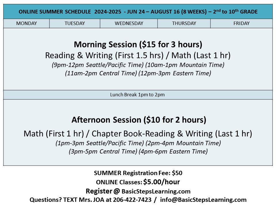 online-summer-program-basic-steps-learning-center-serving-kent-des